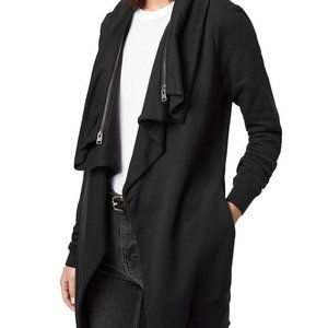 ALLSAINTS Dahlia Sweatshirt Zip Cardigan MEDIUM